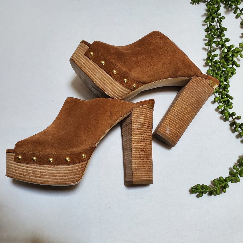 Suede high heel shoes Michael Kors